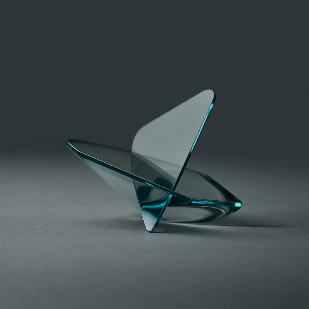 modern glass object
